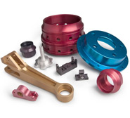 Anodized Machined components